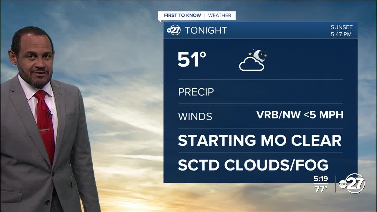 First to Know Forecast: A temporary warm spell (11/05/2025)