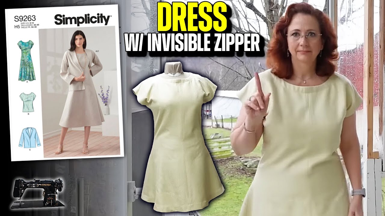 Sew With Me: Classic Simplicity 9263 Dress Featuring an Invisible ...