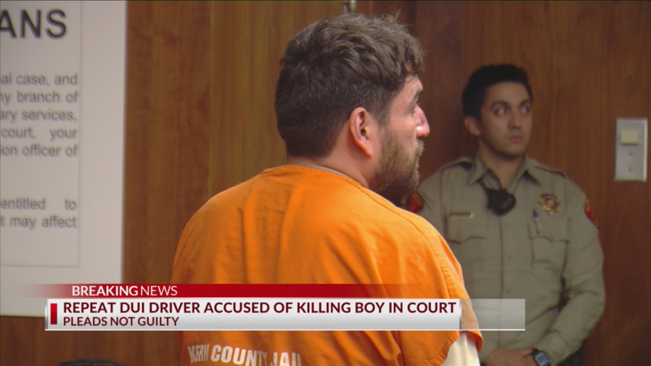 Repeat DUI driver accused of killing boy appears in court