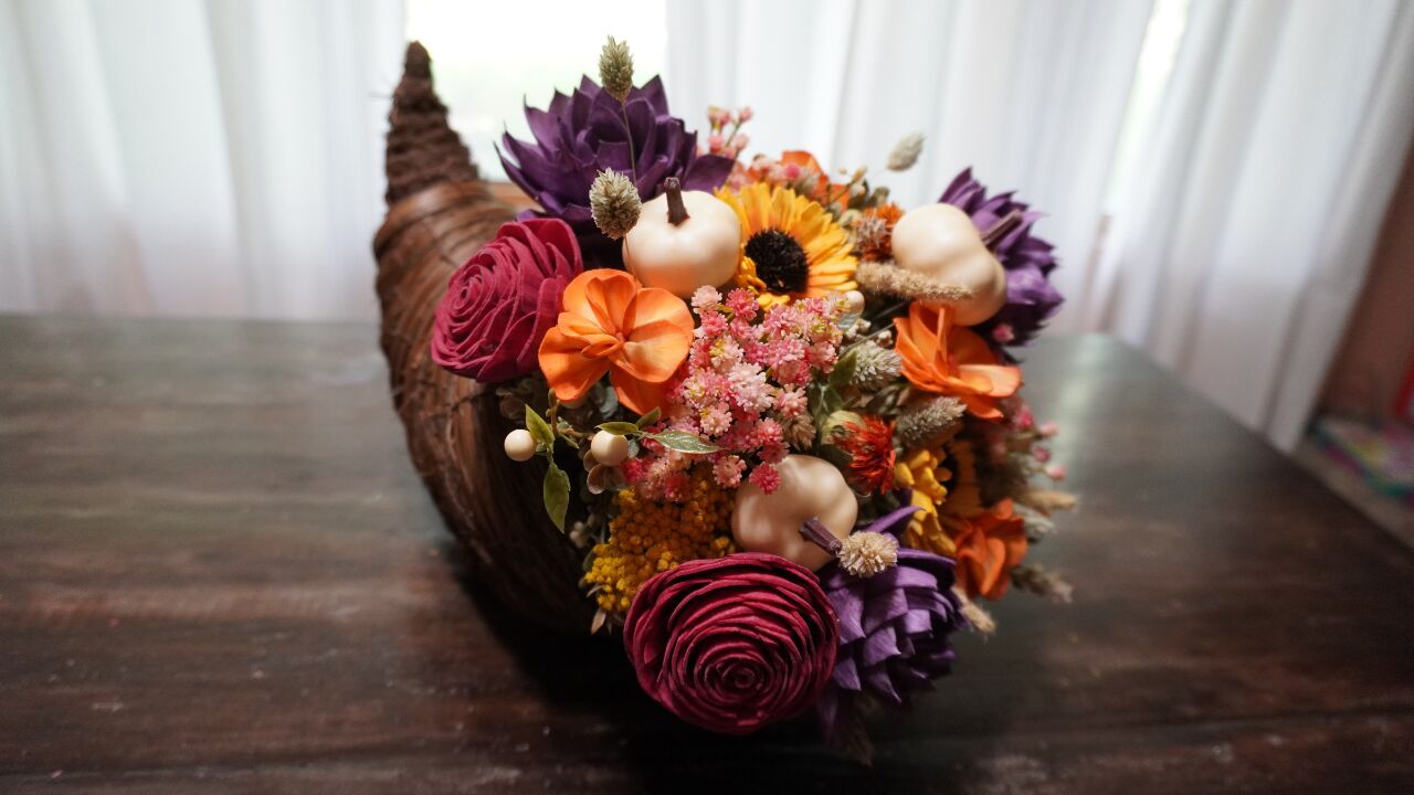 Fall Floral Cornocopia
