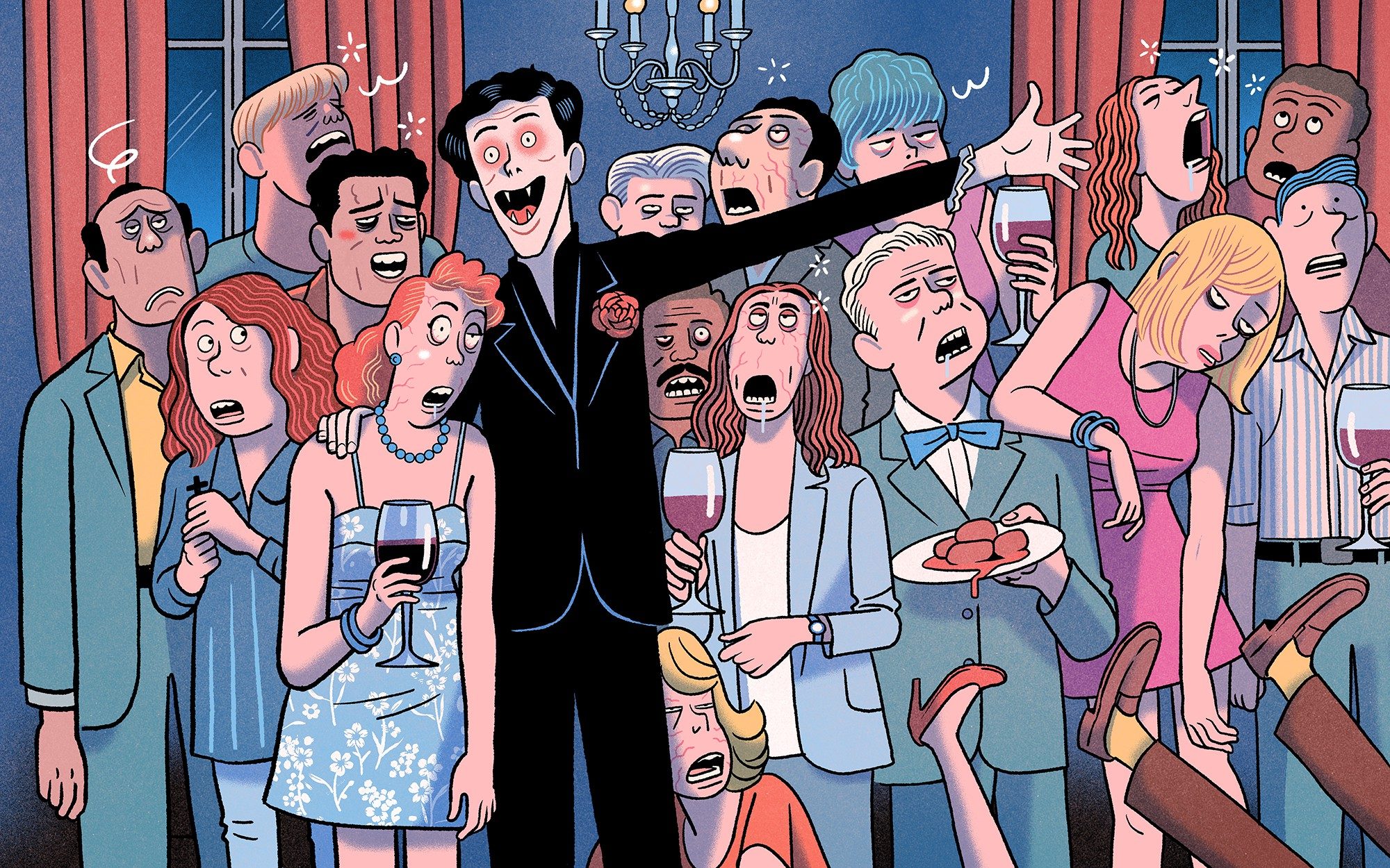 Social vampires are hungry for attention and typically overshadow others by dictating the conversation - Lucas Varela