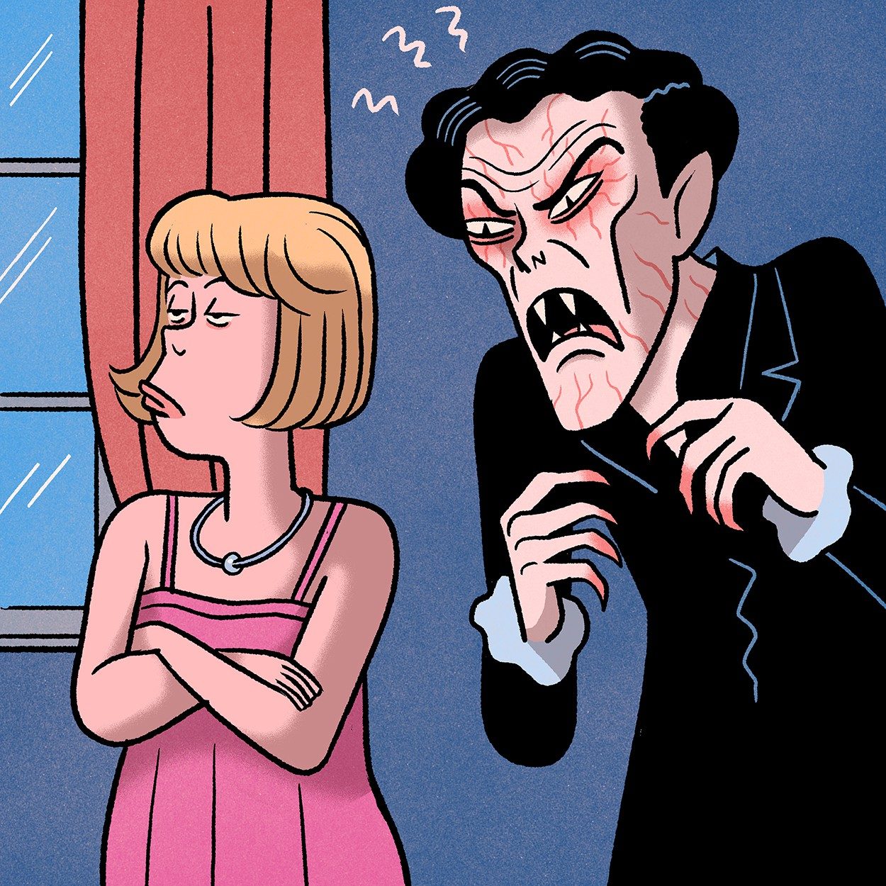 social vampire being ignored