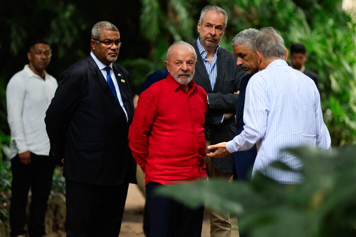 Lula tem participado em Bel&eacute;m de reuni&otilde;es com l&iacute;deres antes do in&iacute;cio oficial da COP-30. Foto: WILTON JUNIOR/ESTAD&Atilde;O