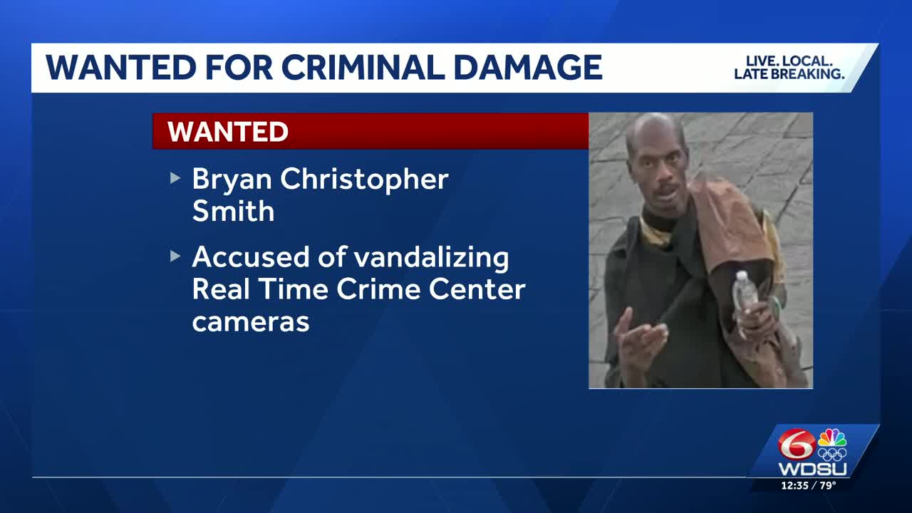 New Orleans man accused of damaging Real Time Crime Cameras in the ...