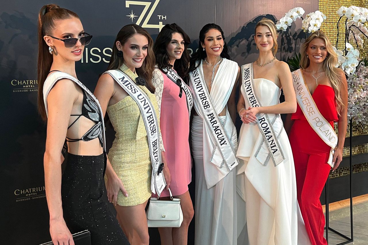 Hector Pereira/EPA/Shutterstock Miss Universe contestants.