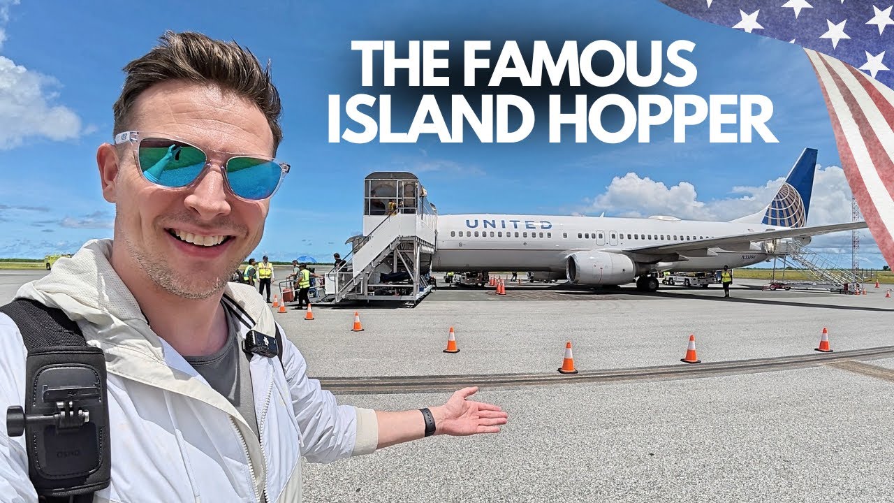 United Airlines famous Island Hopper crossing the Pacific!