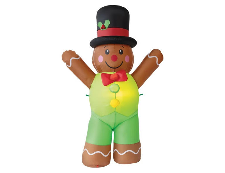 Aldi's Adorable Gingerbread-Shaped Yard Inflatable Is the Best $13 You ...