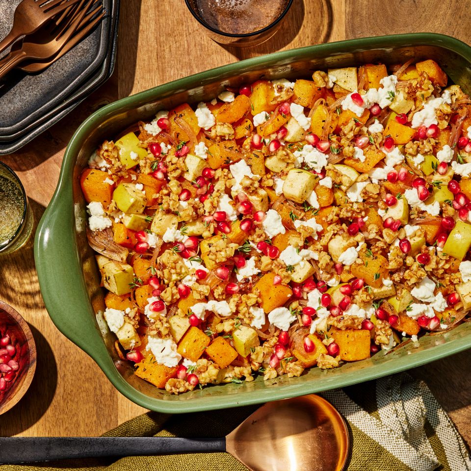 an image of the Spiced Butternut Squash & Apple Casserole