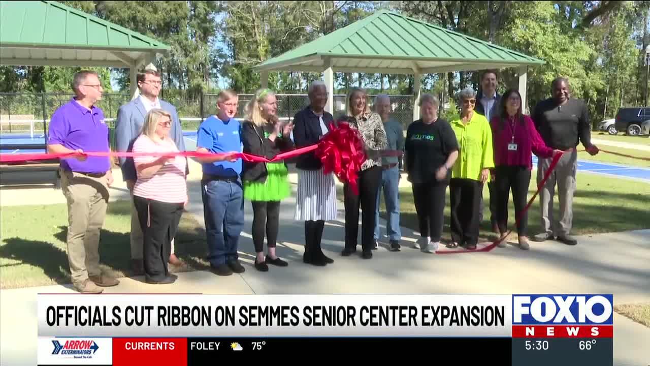 Officials cut ribbon on Semmes Senior Center expansion
