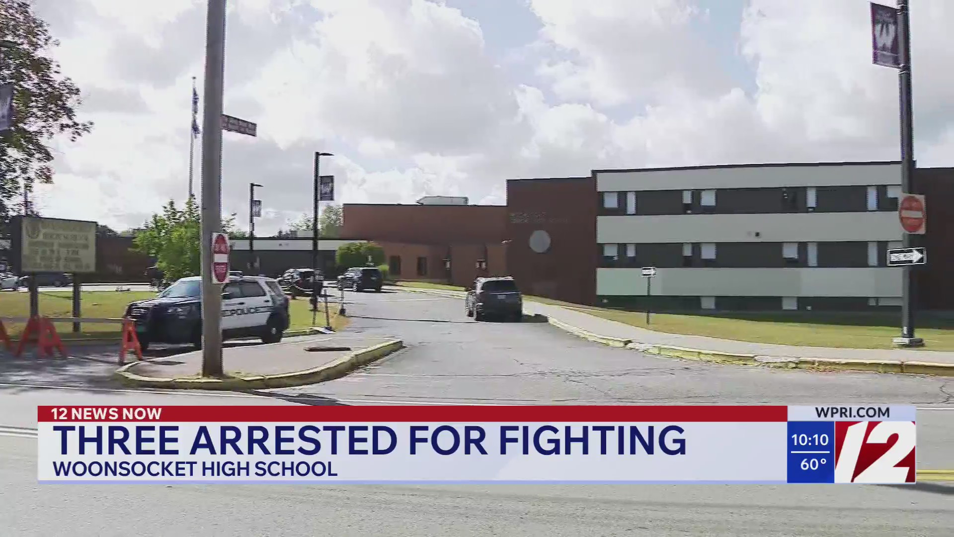 3 teens arrested at Woonsocket High School
