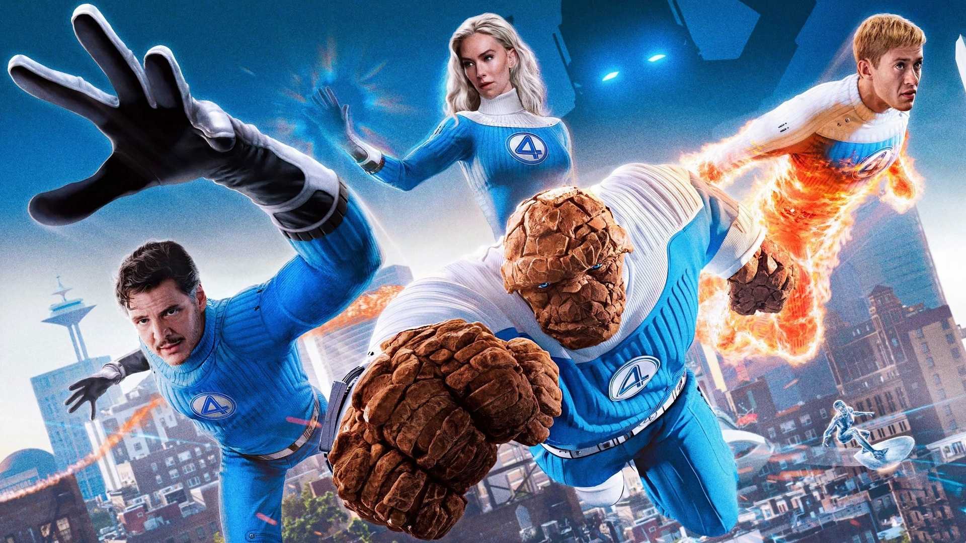 The Fantastic Four fly into action
