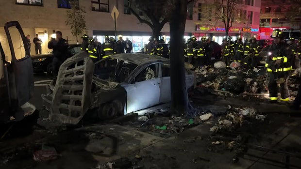 7 firefighters injured in car fire, explosion in the Bronx
