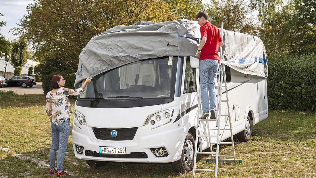 Wohnmobil Im Winter Abdecken