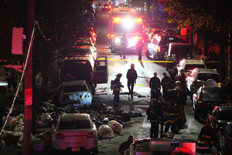 7 FDNY firefighters injured after jaw-dropping NYC car explosion blasts ...