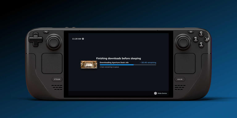 Steam Deck Update: Downloading Games in Sleep Mode Now Available