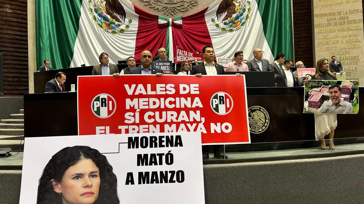 Diputados de Morena y PRI, a punto de llegar a los golpes en discusión ...