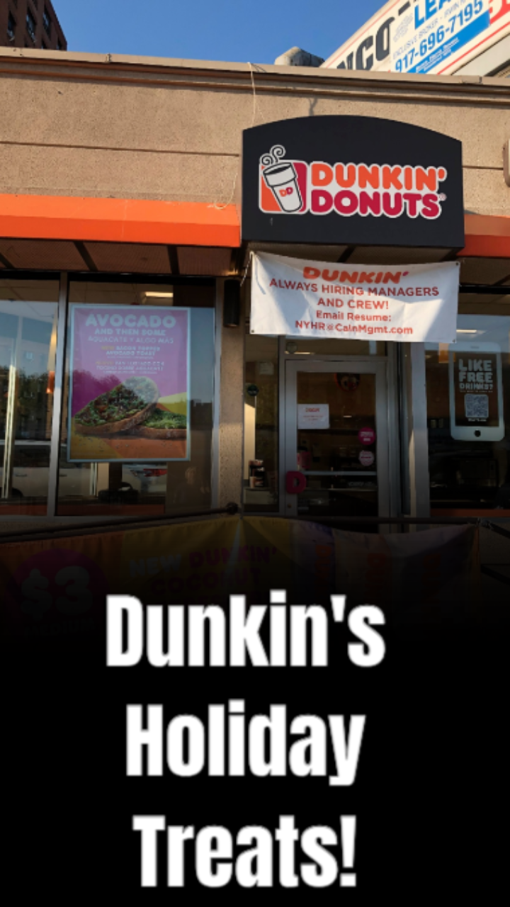 Dunkin’s Holiday Menu Just Dropped With 5 Brand New Items