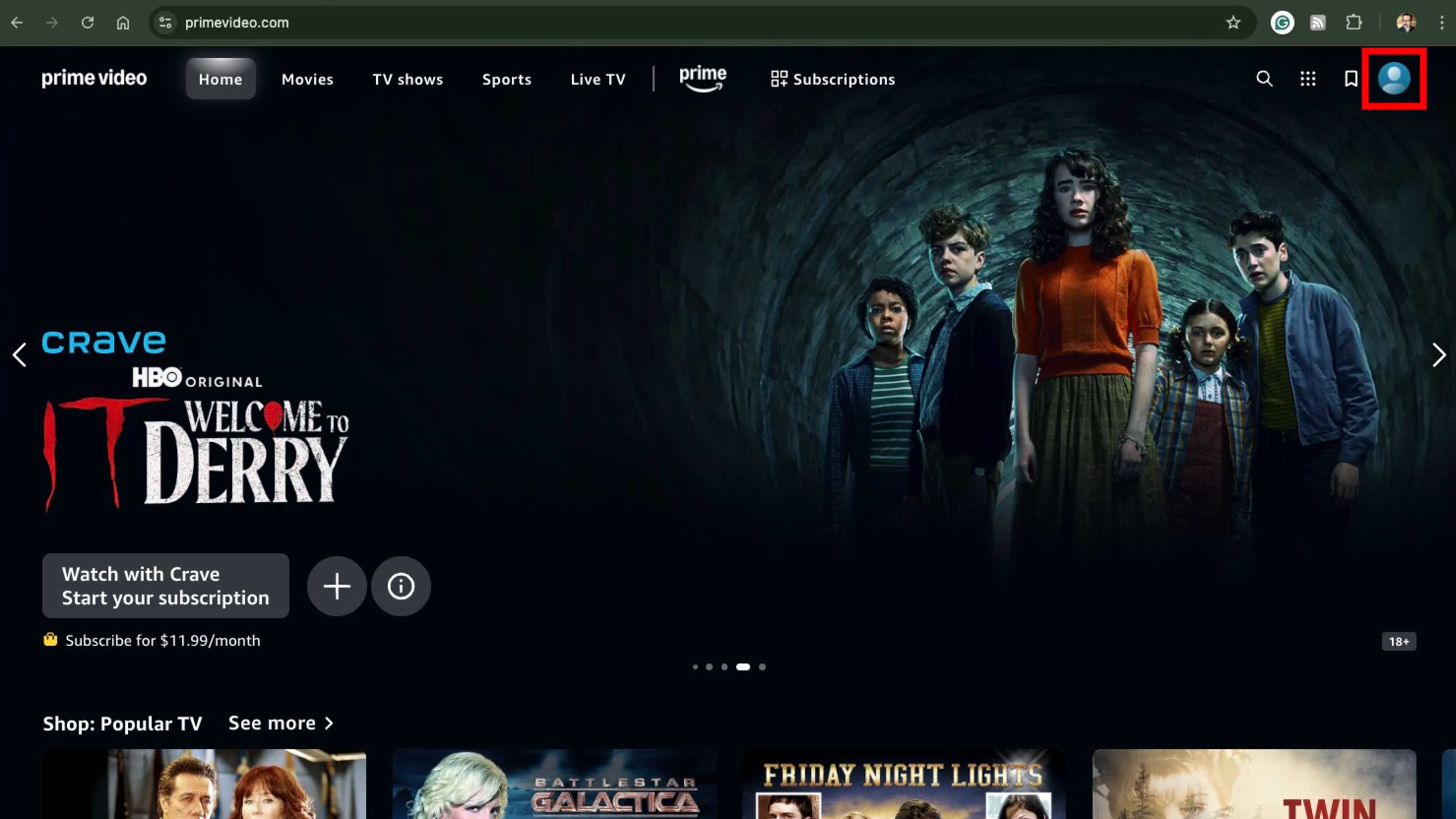 How to turn off Prime Video's autoplay previews