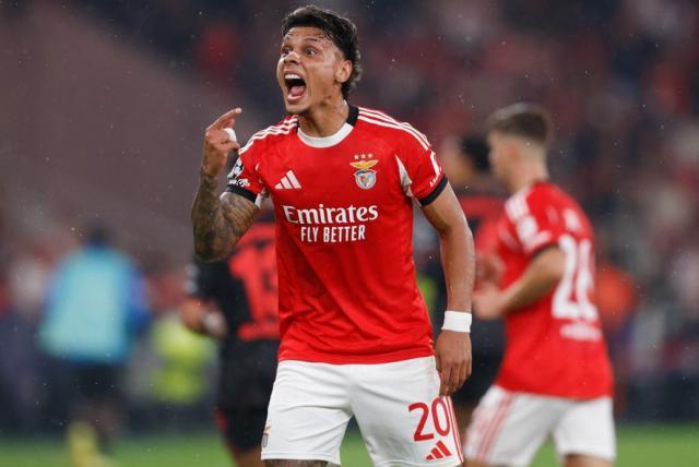 ¡Dio la clasificación! Vea el primer gol de Richard Ríos con Benfica