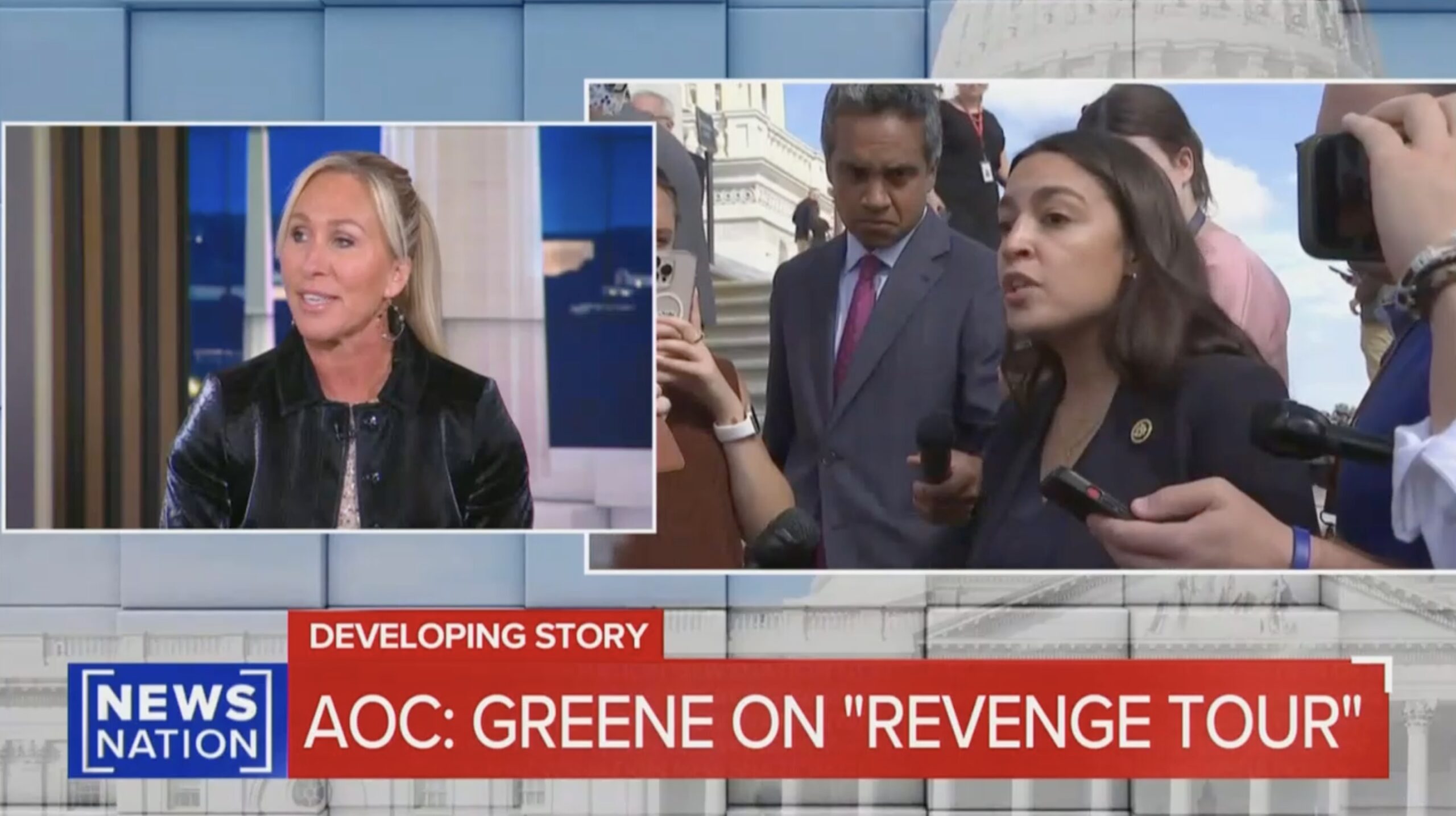 MTG Rips ‘Jealous’ AOC For Claiming She’s on ‘Revenge Tour’ Against ...