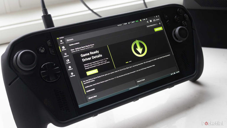 Installing Nvidia drivers on the ROG XG Mobile (2025).