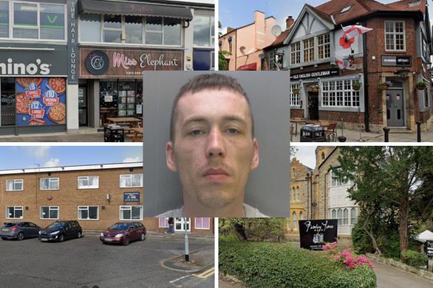 Prolific burglar with 'shocking record' targeted pubs, bars and fish shops