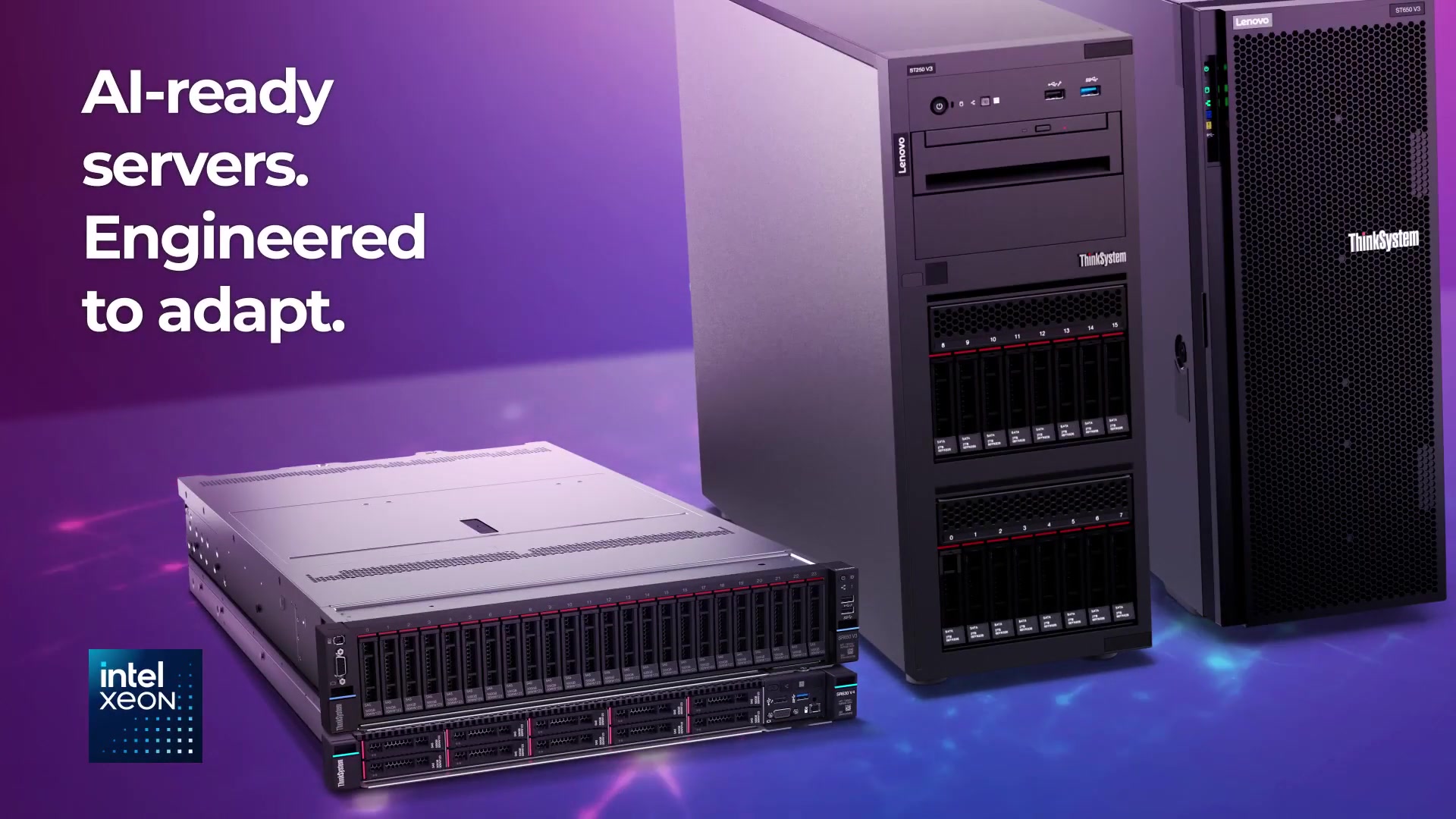 Engineered to Perform Lenovo Servers Powered by Intel
