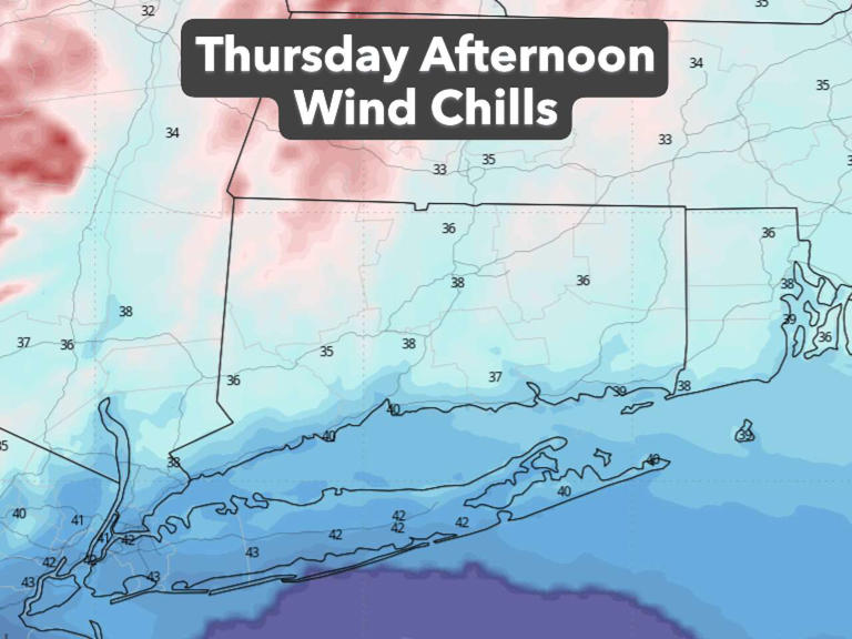 Breezy and chilly in CT on Thursday, but 60s are on the way