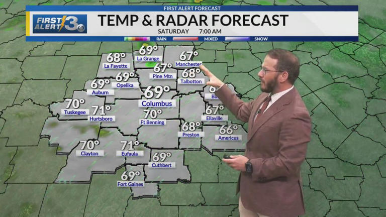 Chilly mornings continue before a busy weather weekend