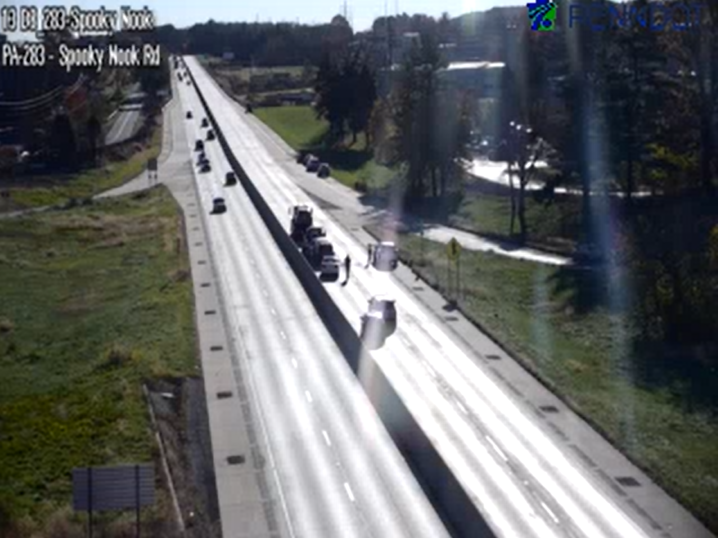 Route 283 reopens | Three-vehicle crash injures one