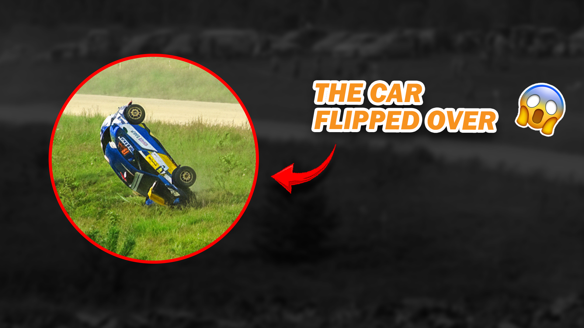Crash Incident Leading to a Flip Caught on Camera