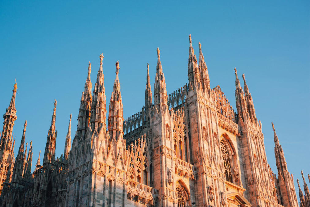 Il Duomo di Milano, nel centro della città. Foto d’archivio.