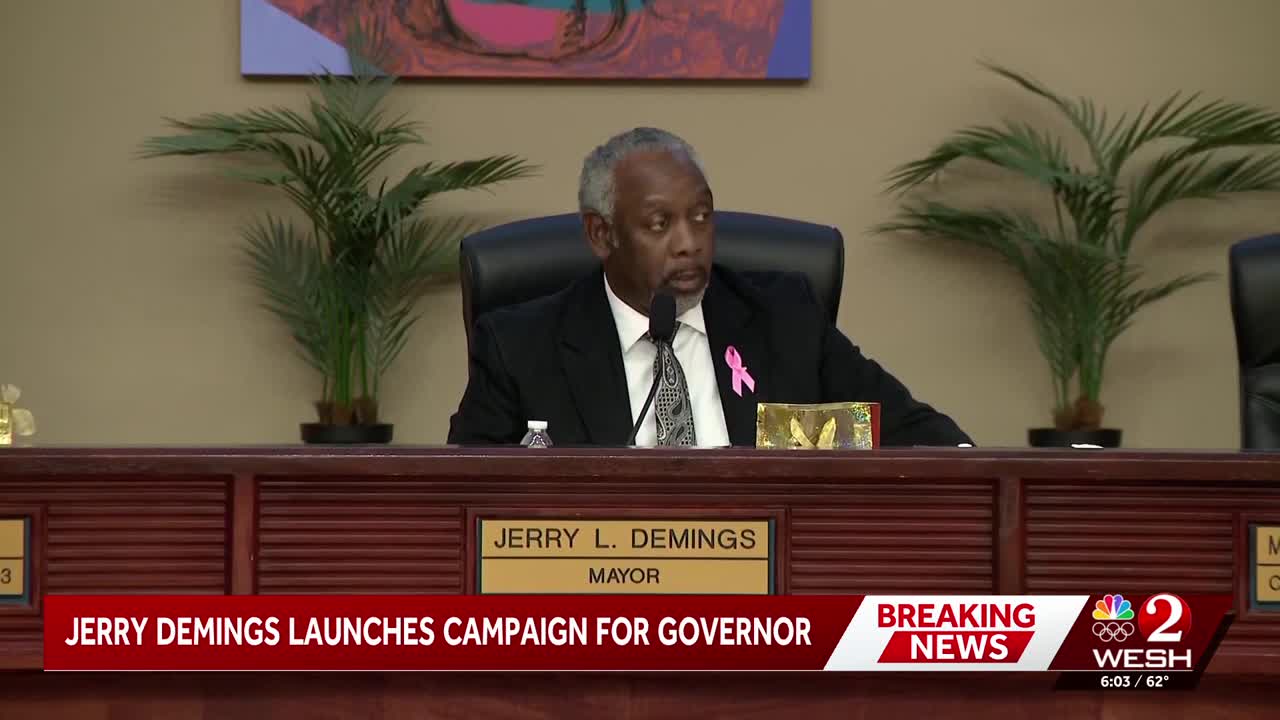 Orange County Mayor Jerry Demings launches campaign for governor of Florida