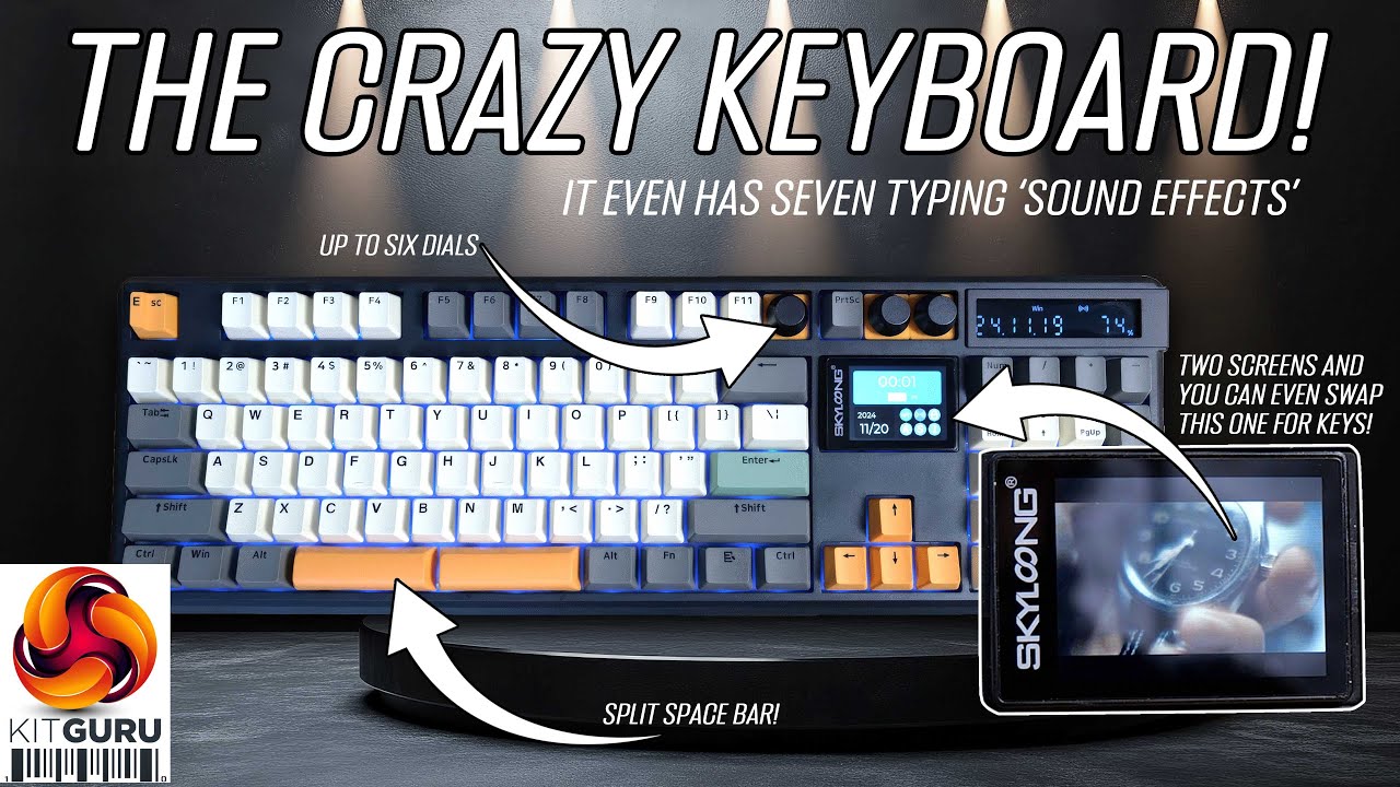 Skyloong GK104 Pro review: Dual screens, dials & typing test!