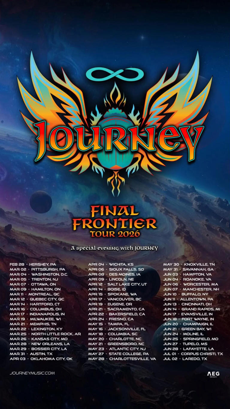 Journey announces tour with Evansville stop