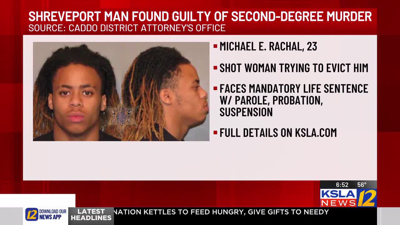 Man found guilty of second-degree murder of woman trying to evict him