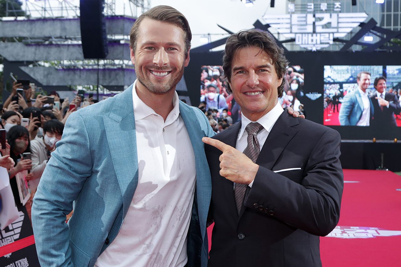 Tom Cruise Supports “Top Gun Maverick” Costar Glen Powell's New Movie