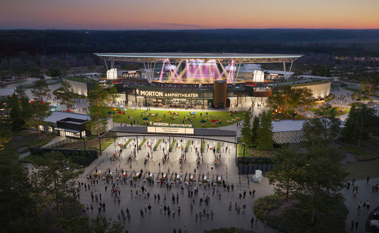 Amphitheater underway in Riverside named after long-standing brand