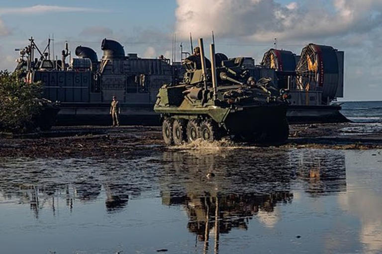 US Marine troops train in Puerto Rico as fears grow over Venezuela invasion