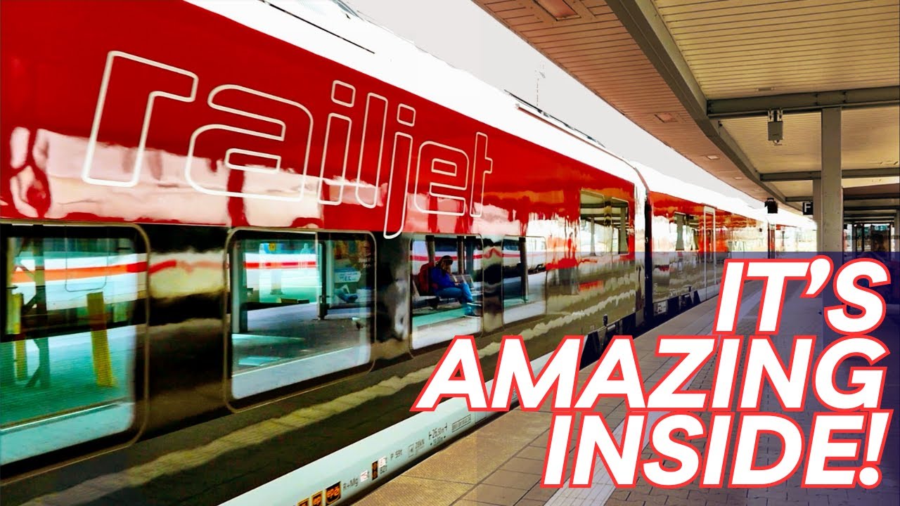 Europe's newest high speed train: ÖBB's new Railjet through the Alps!