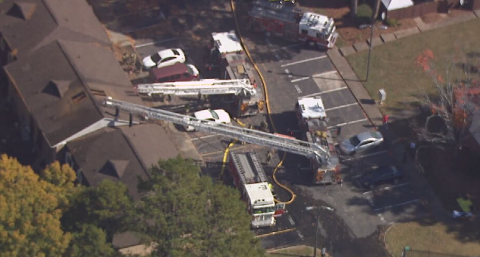 Firefighters battle blaze at east Charlotte condo; 1 person hurt