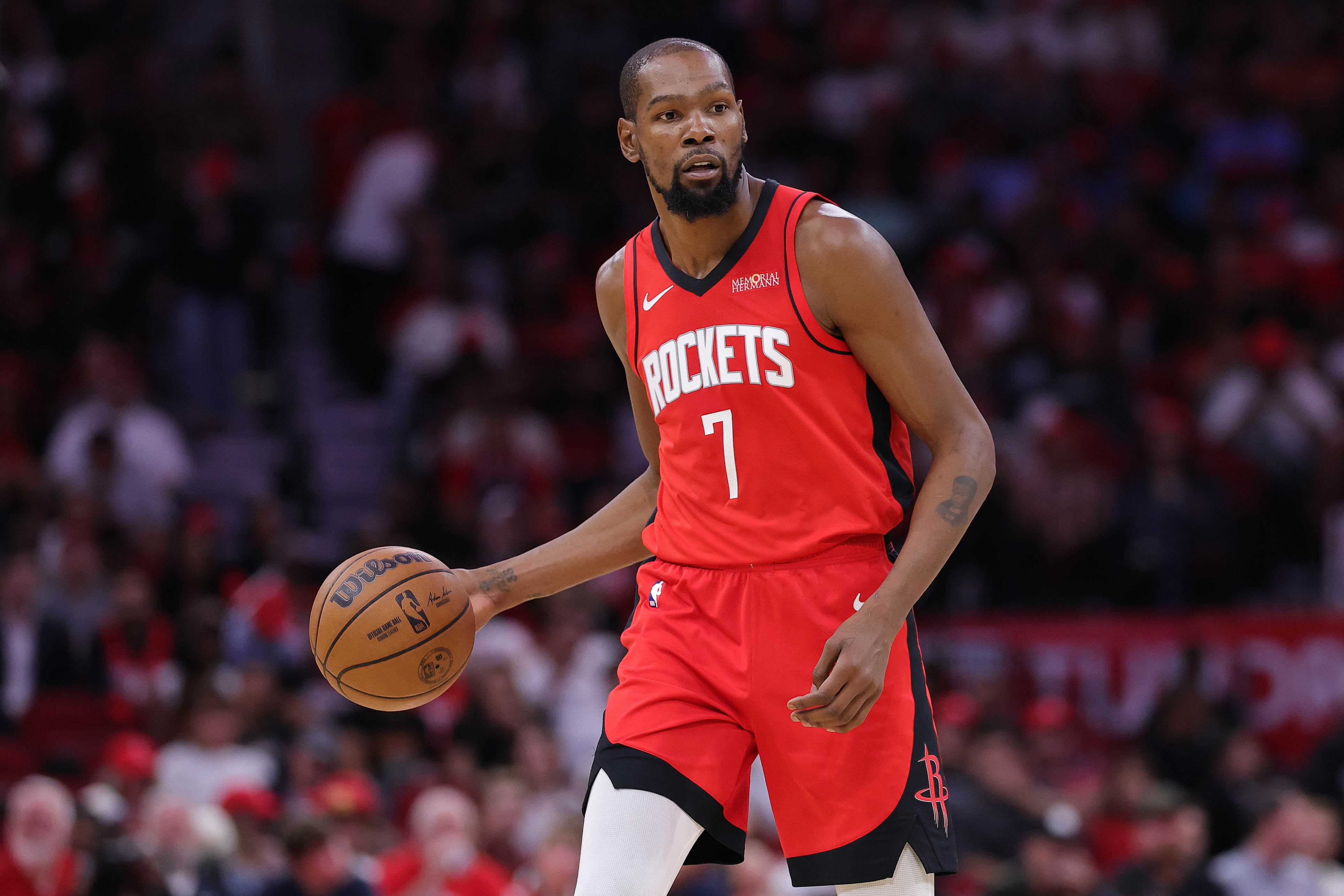 Rockets' Kevin Durant taunts Ja Morant's dad amid Grizzlies trade rumors