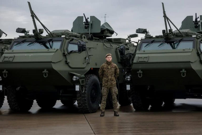 Latvia delivers over 20 Patria armored vehicles to Ukraine