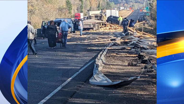 Northbound lanes of I-65 reopen after Cullman wreck involving lumber truck