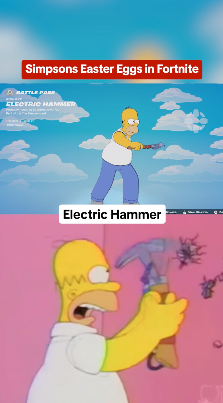 The Best Simpsons Easter Eggs in Fortnite