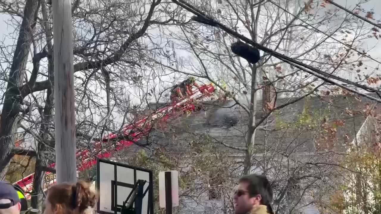 Raw video: Scene of fire in Keene