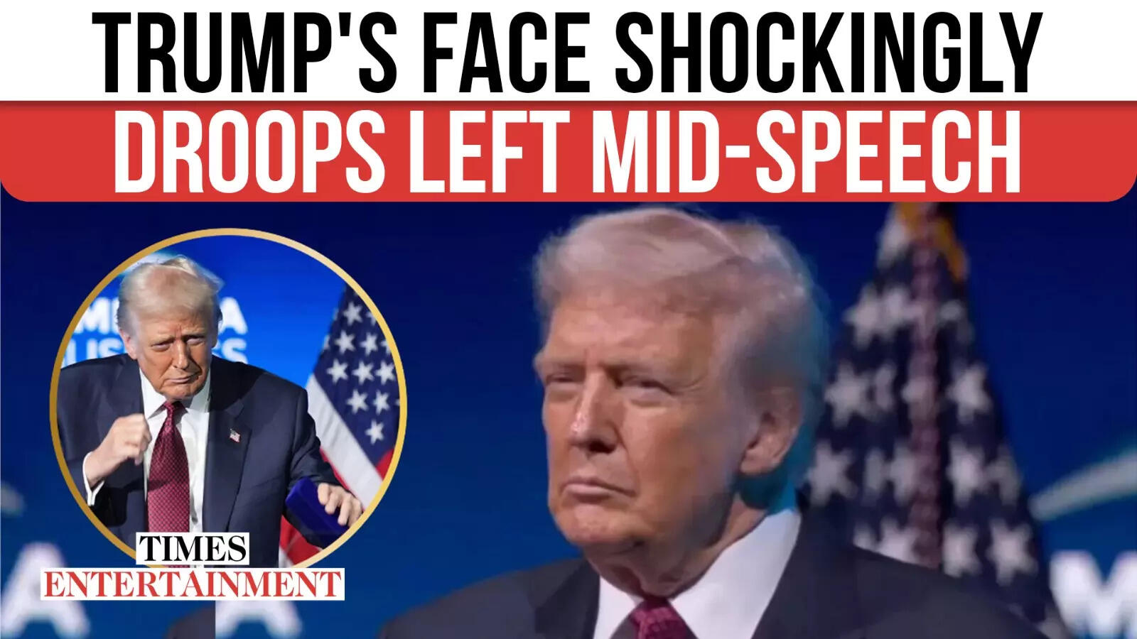 Trump Visibly Droops In Alarming On-Stage Moment During America ...