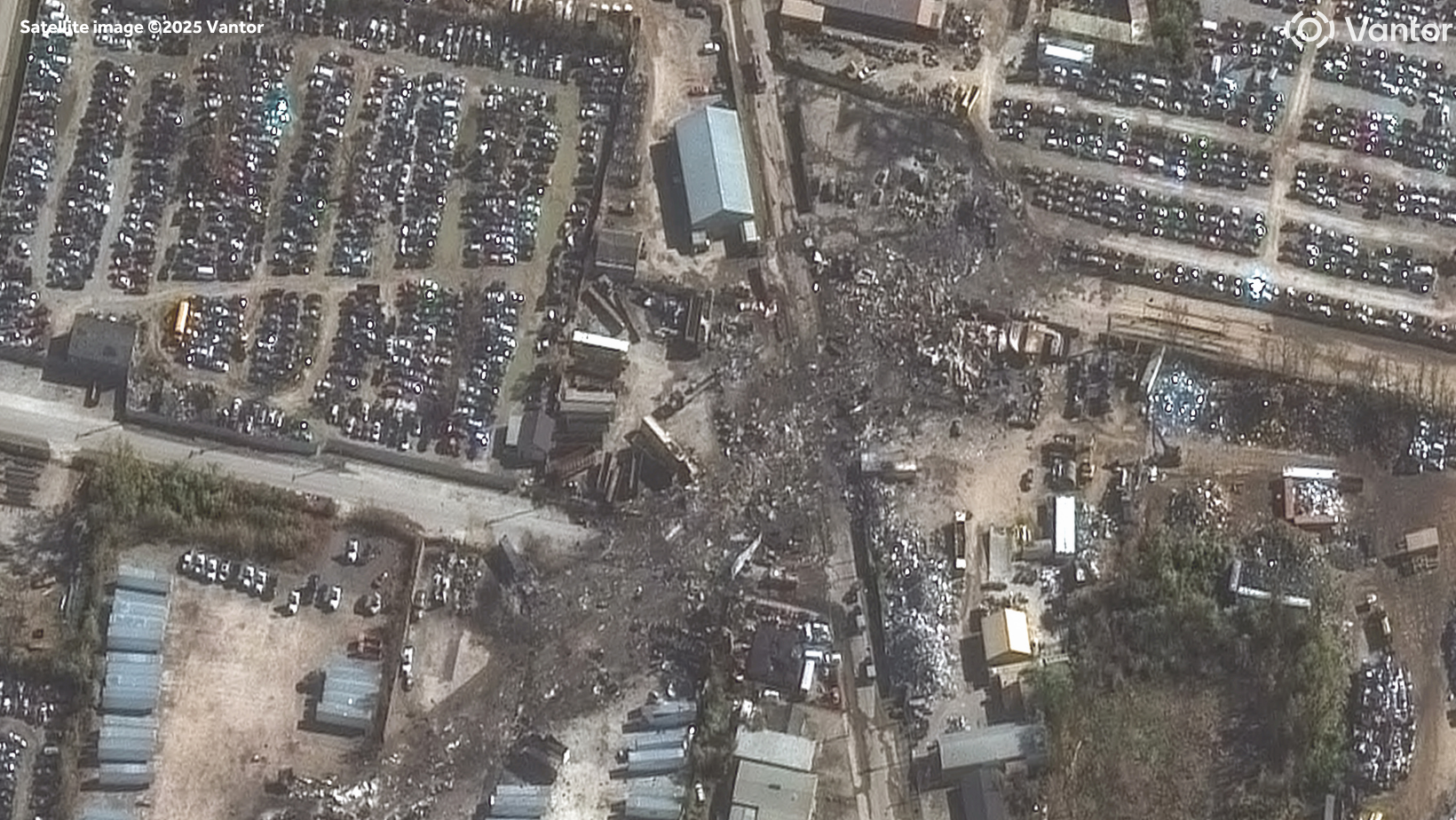 Satellite images show scale of destruction from deadly UPS plane crash