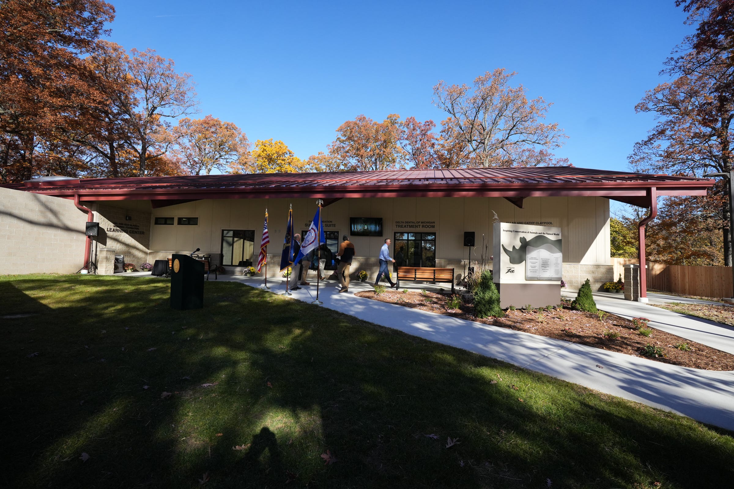 Lansing celebrates new animal health building at Potter Park Zoo