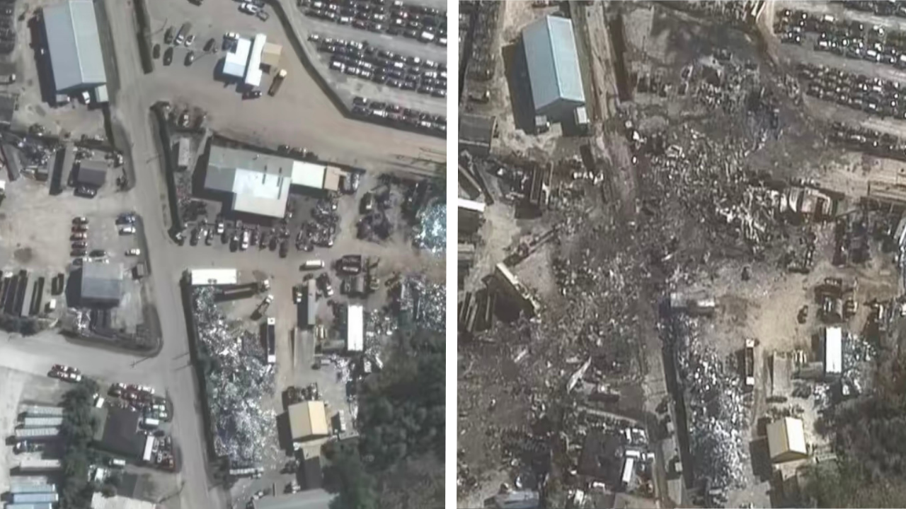 Satellite images show widespread destruction following deadly UPS plane ...